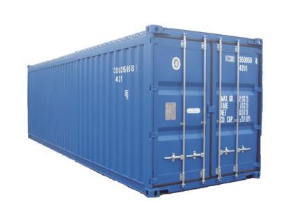 Le container open top est dépourvu de toit rigide 