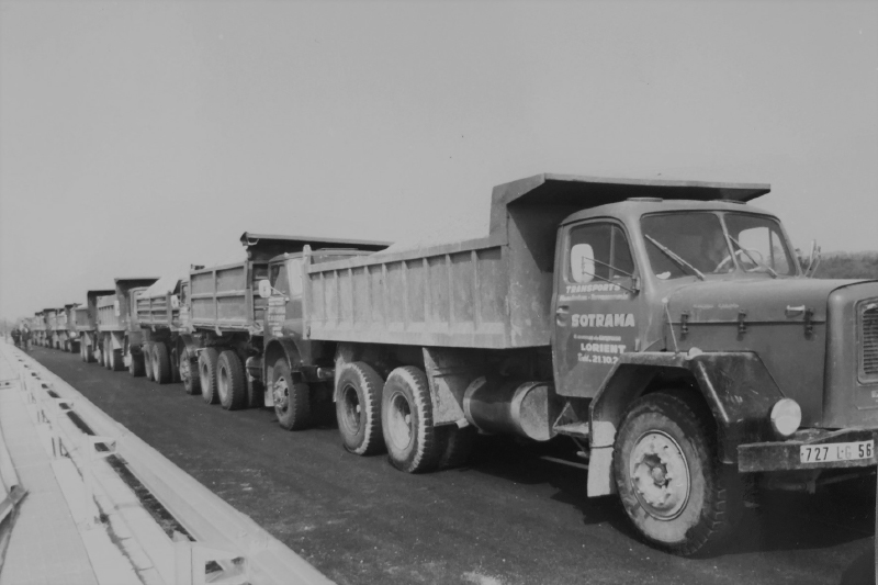 Camions Sotrama Lorient Bretagne histoire construction chantier