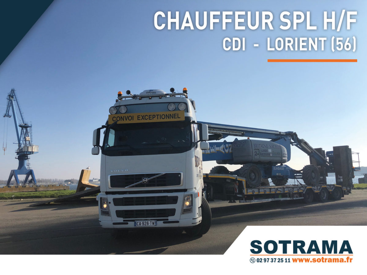 Offre d'emploi Chauffeur SPL H/F Sotrama