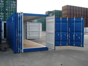 Location container double door