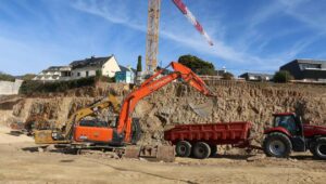 Déblai travaux terrassement chantier