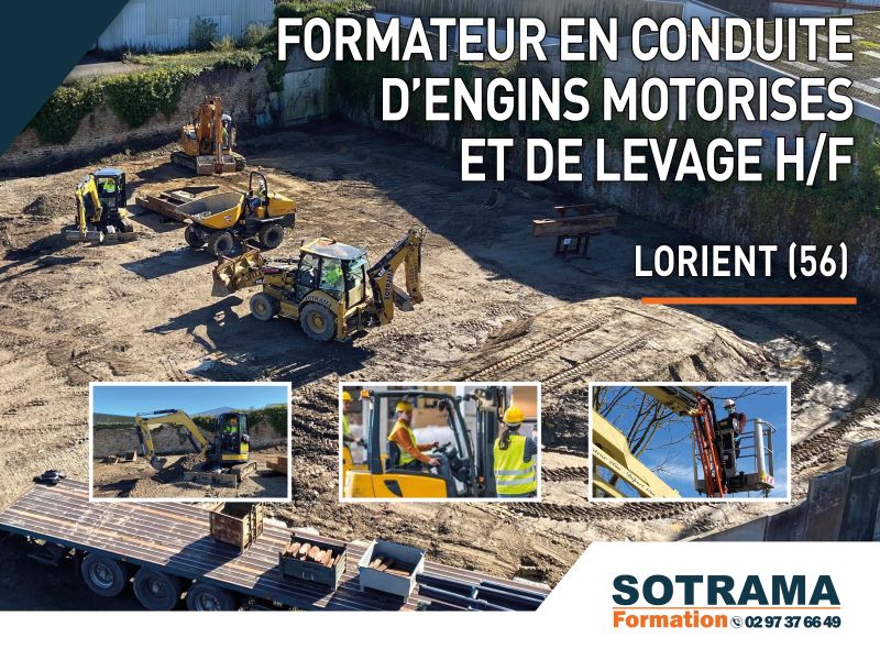 formateur caces formation professionnelle job offre d'emploi bretagne lorient