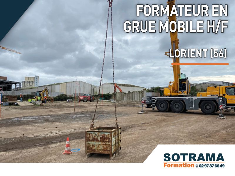 offre d'emplo iformateur grue mobile lorient bretagne job